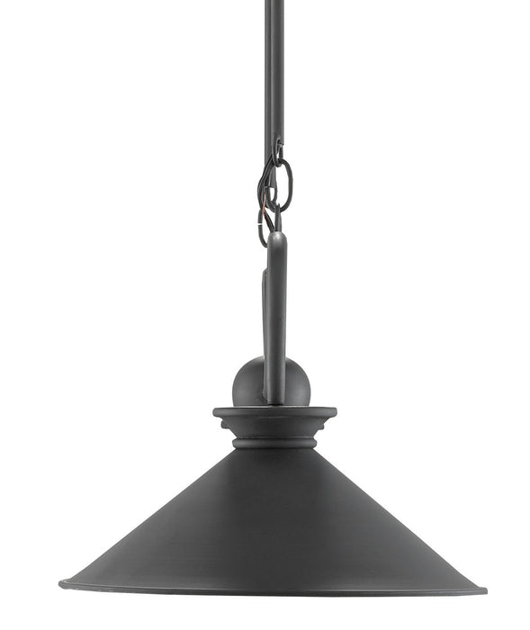 Currey and Company 9000-0533 Two Light Chandelier, Black Bronze/Sugar White