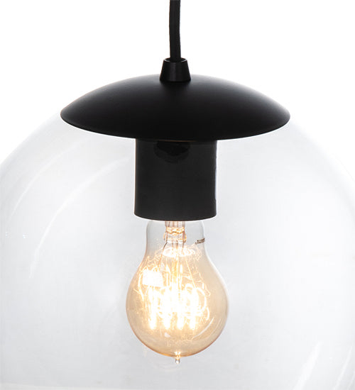 Meyda Tiffany 202141 One Light Pendant, Flat Black