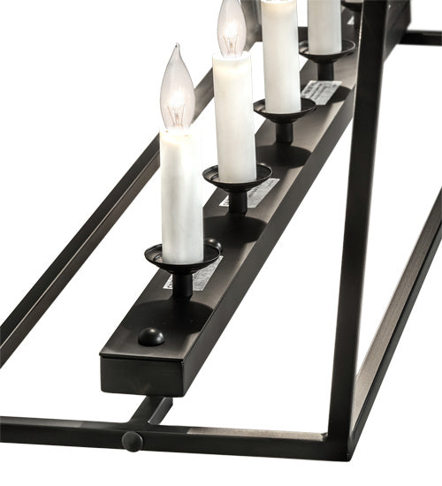 Meyda Tiffany 219935 Five Light Pendant, Flat Black
