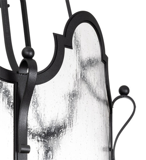 Meyda Tiffany 221434 Six Light Foyer Lantern, Gunmetal