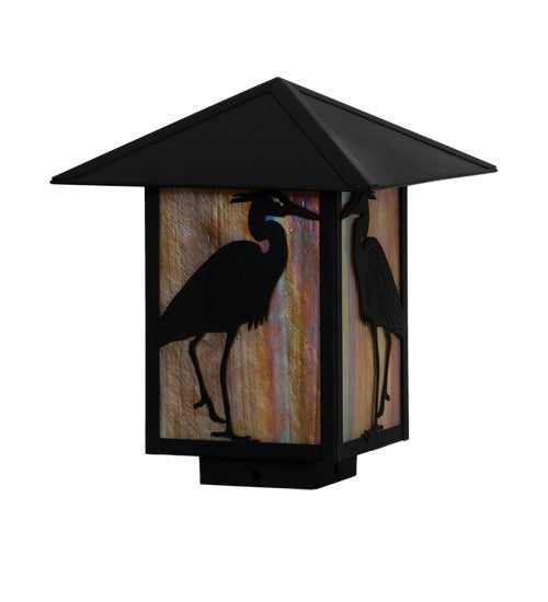 Meyda Tiffany 221655 One Light Pier Mount, Craftsman Brown
