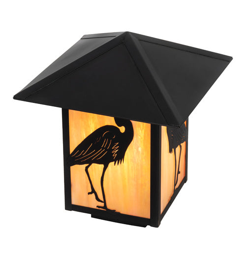 Meyda Tiffany 221655 One Light Pier Mount, Craftsman Brown