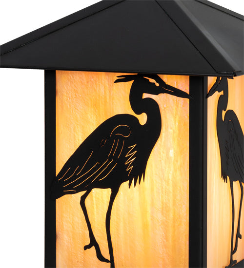 Meyda Tiffany 221655 One Light Pier Mount, Craftsman Brown