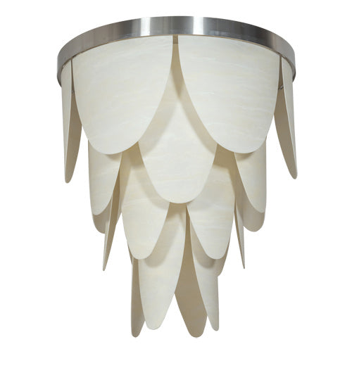 Meyda Tiffany 222159 LED Flushmount, Brushed Stainless Steel