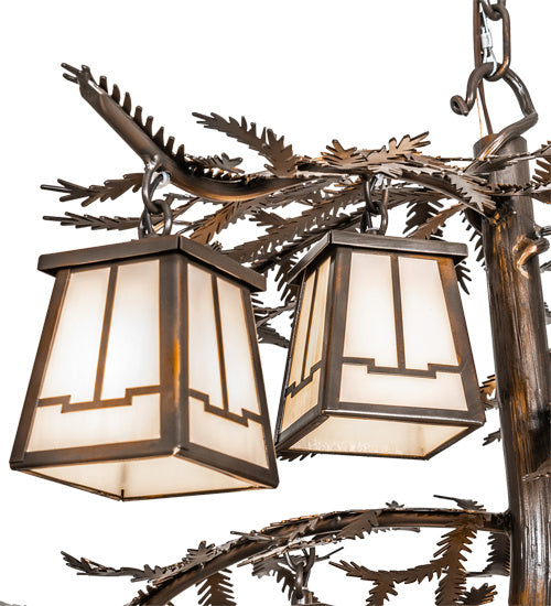 Meyda Tiffany 223801 12 Light Chandelier, Vintage Copper