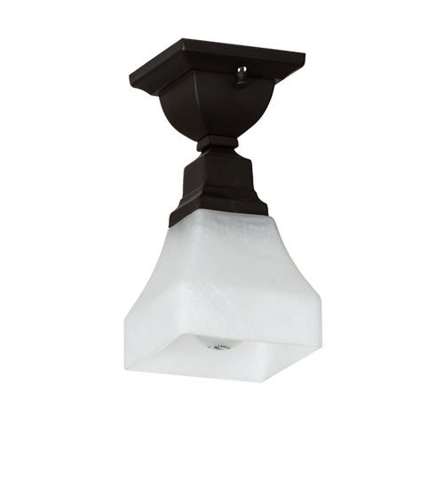 Meyda Tiffany 225880 One Light Flushmount, Oil Rubbed Bronze