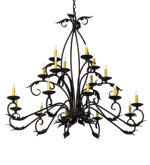 Meyda Tiffany 225931 18 Light Chandelier, Antiquity