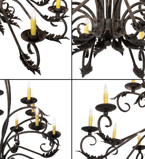 Meyda Tiffany 225931 18 Light Chandelier, Antiquity