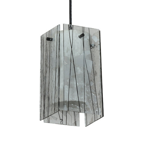 Meyda Tiffany 226315 One Light Mini Pendant, Textured Black
