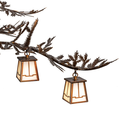 Meyda Tiffany 228470 12 Light Chandelier, Vintage Copper