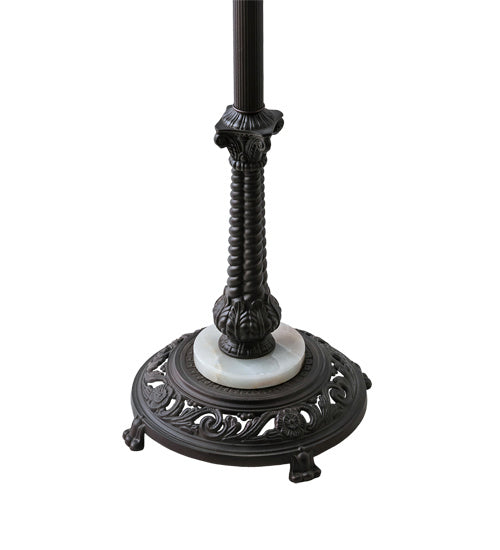Meyda Tiffany 228514 Three Light Floor Lamp, Mahogany Bronze