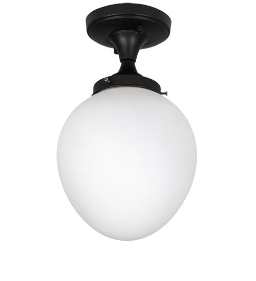 Meyda Tiffany 228674 One Light Flushmount, Craftsman Brown