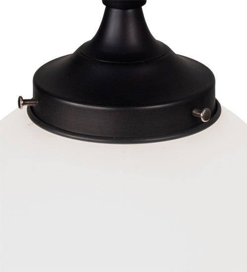 Meyda Tiffany 228674 One Light Flushmount, Craftsman Brown