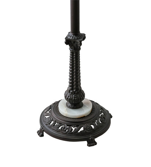 Meyda Tiffany 228851 Three Light Floor Lamp, Mahogany Bronze
