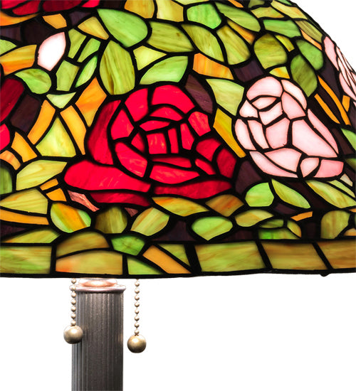 Meyda Tiffany 27821 Three Light Floor Lamp, Mahogany Bronze