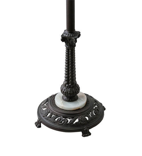 Meyda Tiffany 27821 Three Light Floor Lamp, Mahogany Bronze