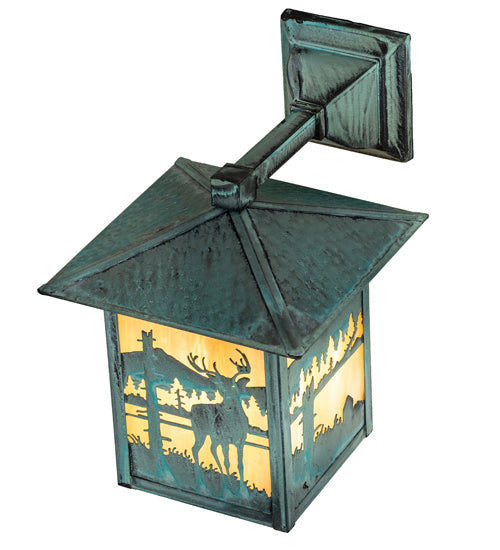 Meyda Tiffany 39867 One Light Wall Sconce, Verdigris