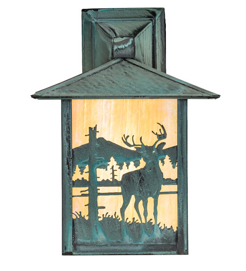 Meyda Tiffany 39867 One Light Wall Sconce, Verdigris
