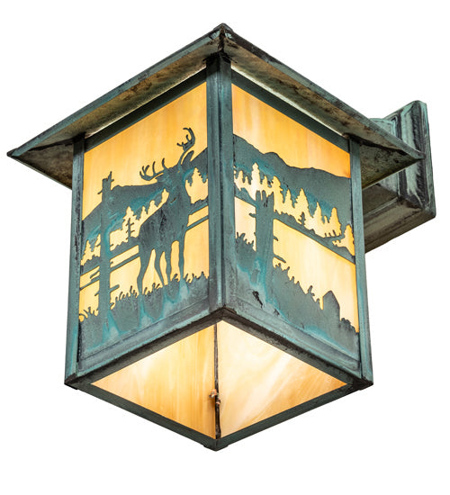 Meyda Tiffany 39867 One Light Wall Sconce, Verdigris