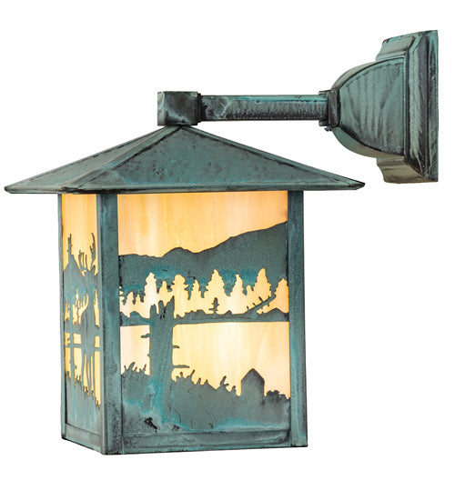 Meyda Tiffany 39867 One Light Wall Sconce, Verdigris