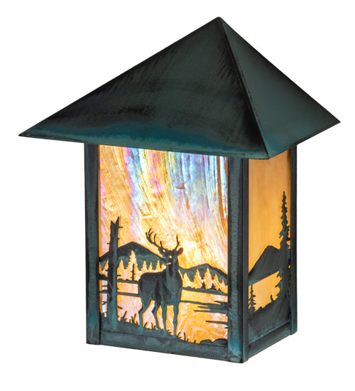 Meyda Tiffany 39903 One Light Wall Sconce, Verdigris