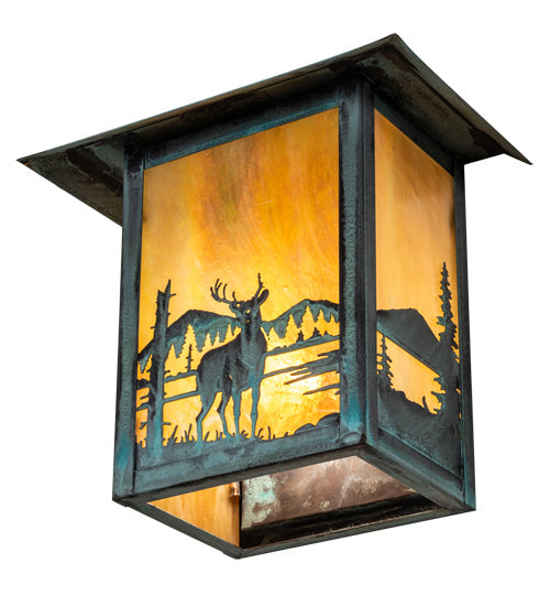 Meyda Tiffany 39903 One Light Wall Sconce, Verdigris