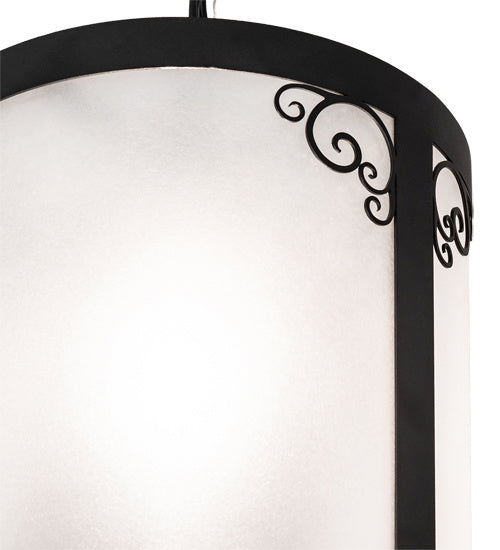 Meyda Tiffany 226031 One Light Pendant, Old Wrought Iron