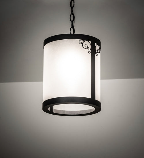 Meyda Tiffany 226031 One Light Pendant, Old Wrought Iron