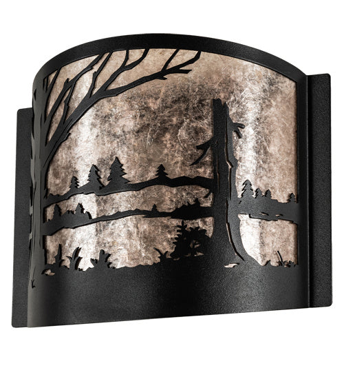 Meyda Tiffany 228346 One Light Wall Sconce, Textured Black