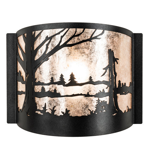 Meyda Tiffany 228346 One Light Wall Sconce, Textured Black