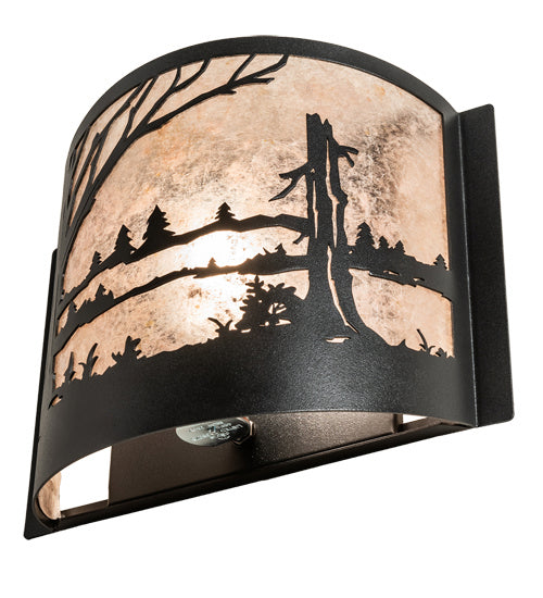 Meyda Tiffany 228346 One Light Wall Sconce, Textured Black