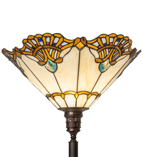 Meyda Tiffany 228408 One Light Floor Lamp, Mahogany Bronze