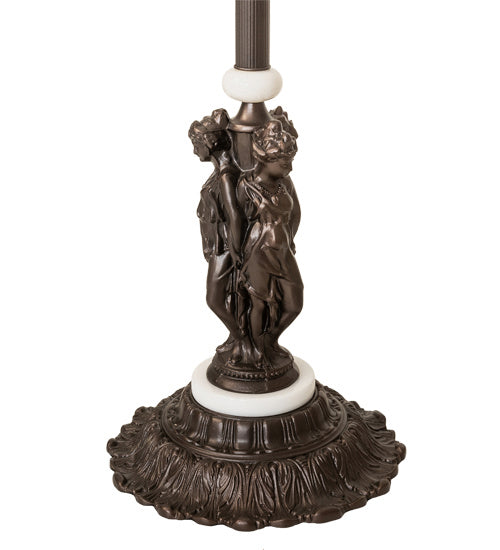 Meyda Tiffany 228408 One Light Floor Lamp, Mahogany Bronze