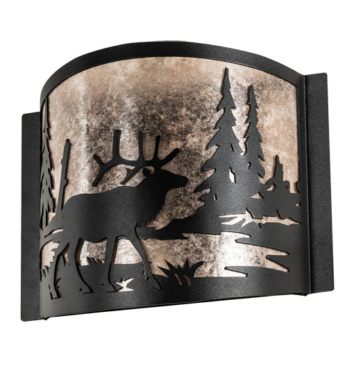 Meyda Tiffany 66271 One Light Wall Sconce, Textured Black