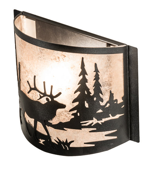 Meyda Tiffany 66271 One Light Wall Sconce, Textured Black