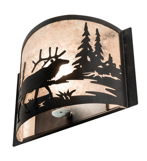 Meyda Tiffany 66271 One Light Wall Sconce, Textured Black