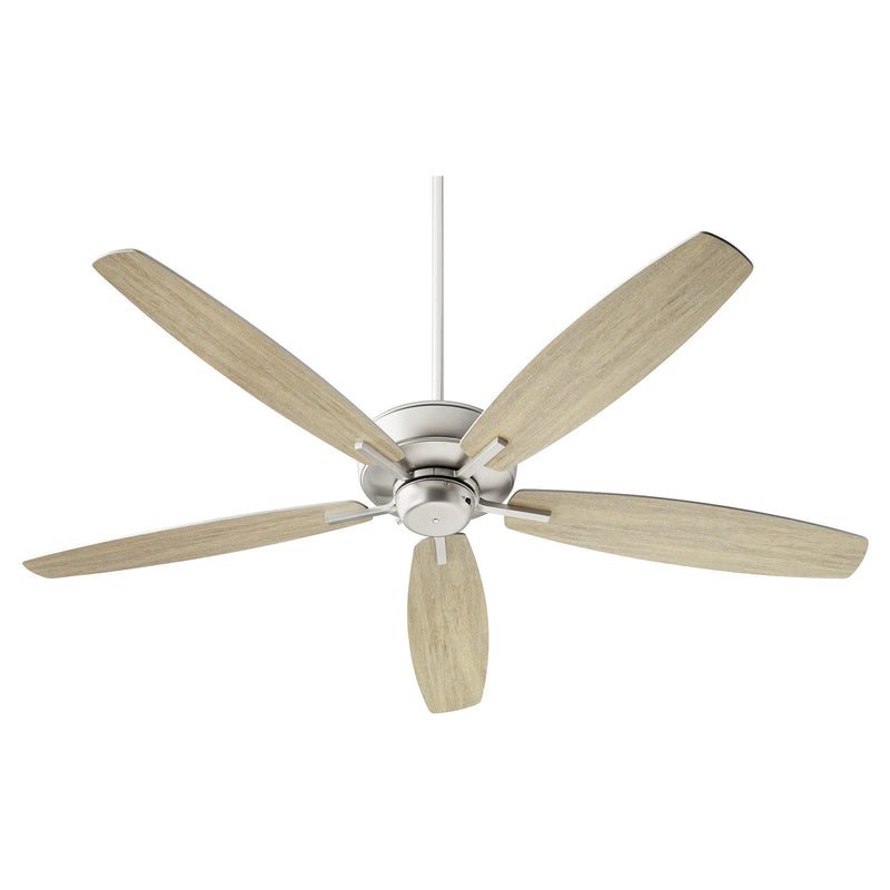 Quorum 7060-65 60" Ceiling Fan, Satin Nickel