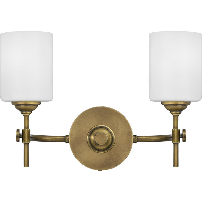 Quoizel ARI8615WS Two Light Bath, Weathered Brass