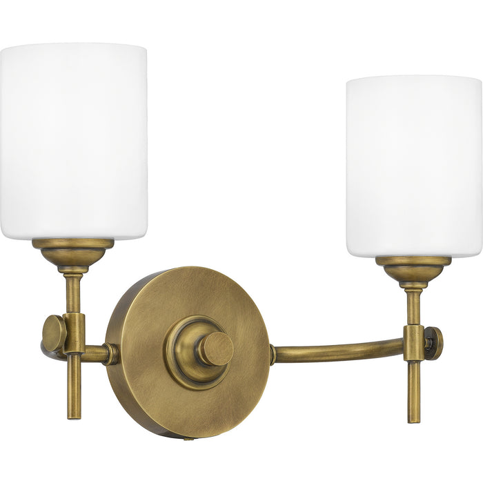 Quoizel ARI8615WS Two Light Bath, Weathered Brass
