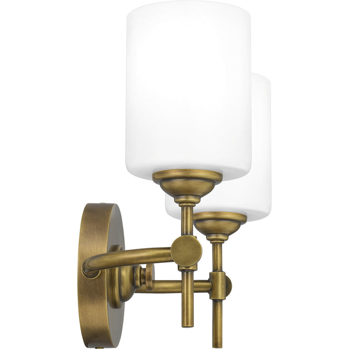 Quoizel ARI8615WS Two Light Bath, Weathered Brass