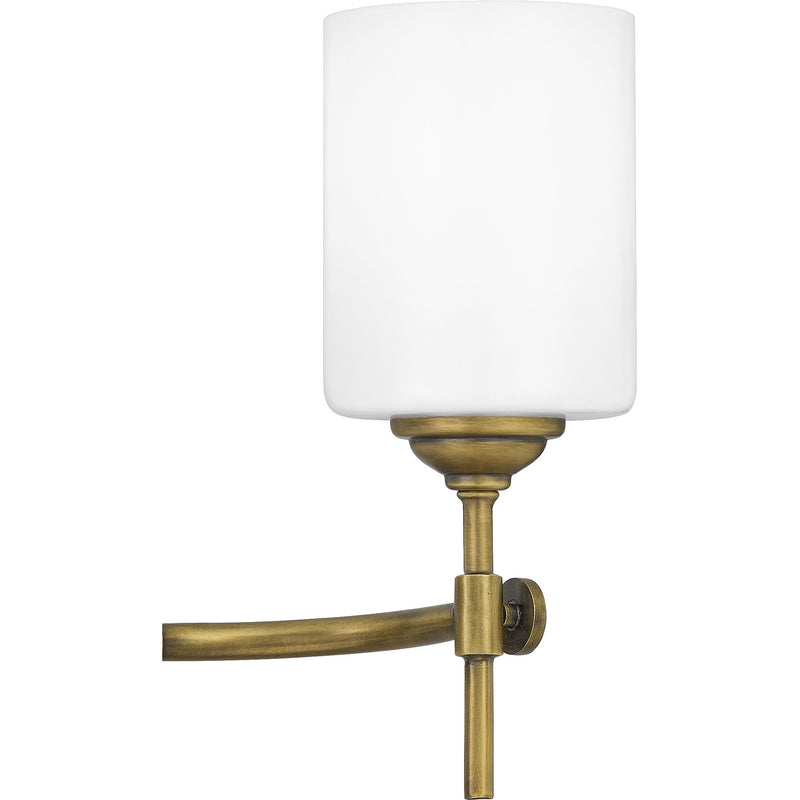 Quoizel ARI8631WS Four Light Bath, Weathered Brass