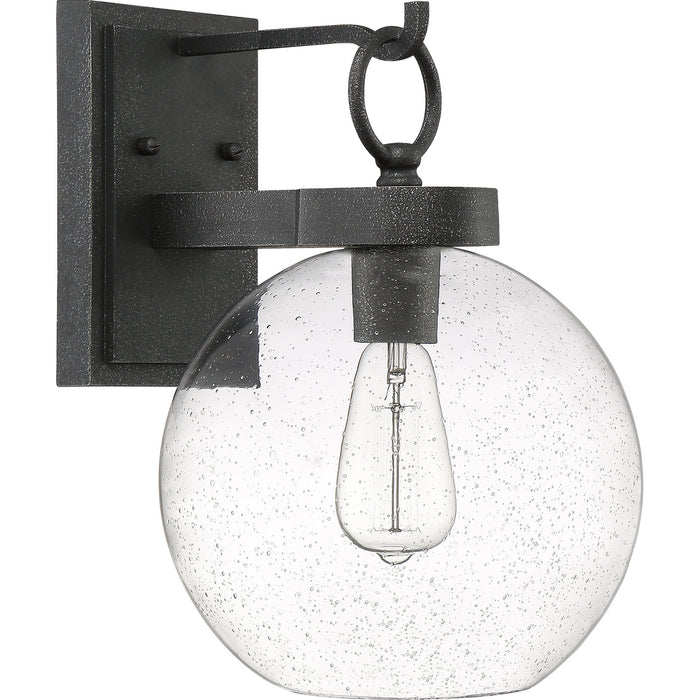 Quoizel BAE8410GK One Light Outdoor Lantern, Grey Ash