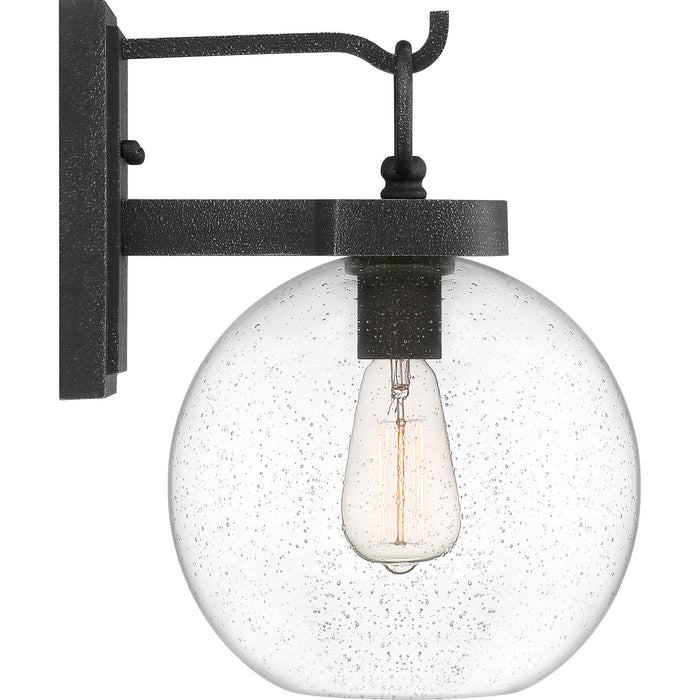 Quoizel BAE8410GK One Light Outdoor Lantern, Grey Ash