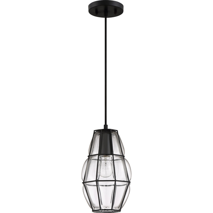 Quoizel BLH1508EK One Light Mini Pendant, Earth Black