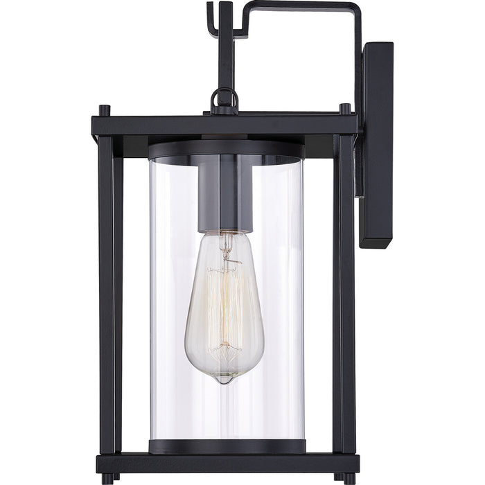 Quoizel GRE8408MBK One Light Outdoor Lantern, Matte Black