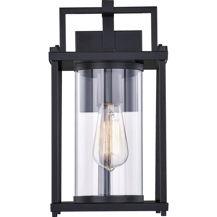 Quoizel GRE8408MBK One Light Outdoor Lantern, Matte Black