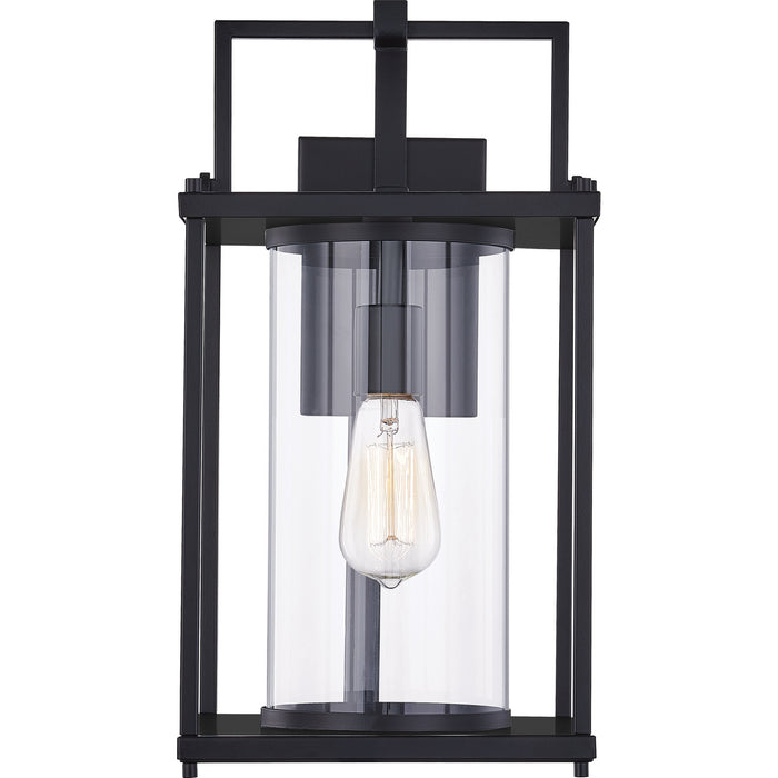 Quoizel GRE8409MBK One Light Outdoor Lantern, Matte Black