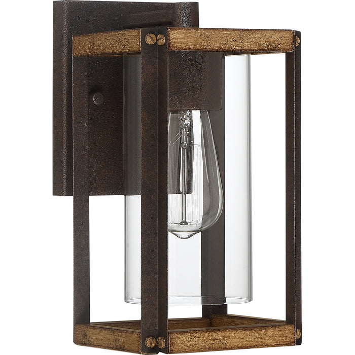 Quoizel MSQ8406RK One Light Outdoor Lantern, Rustic Black