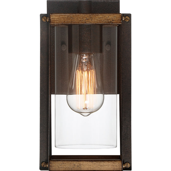 Quoizel MSQ8406RK One Light Outdoor Lantern, Rustic Black
