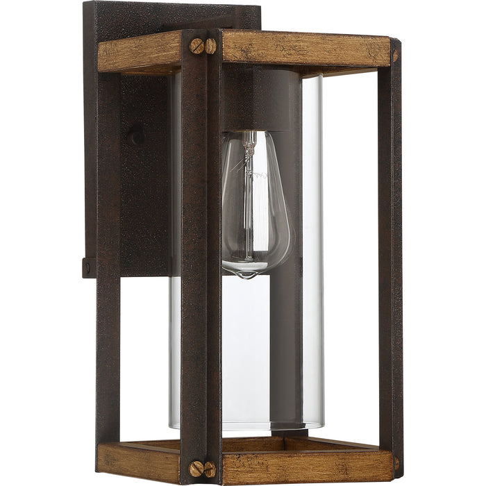 Quoizel MSQ8407RK One Light Outdoor Lantern, Rustic Black